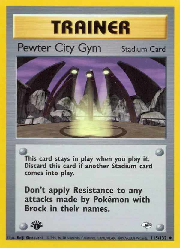 Card image of Pewter City Gym
