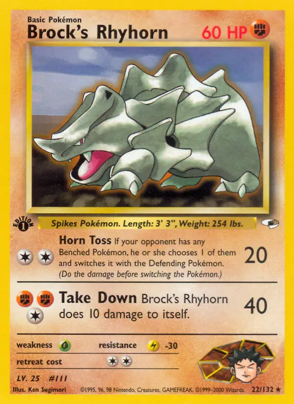 Card image of Brock's Rhyhorn