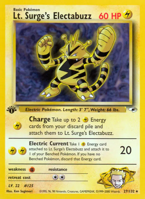 Card image of Lt. Surge's Electabuzz