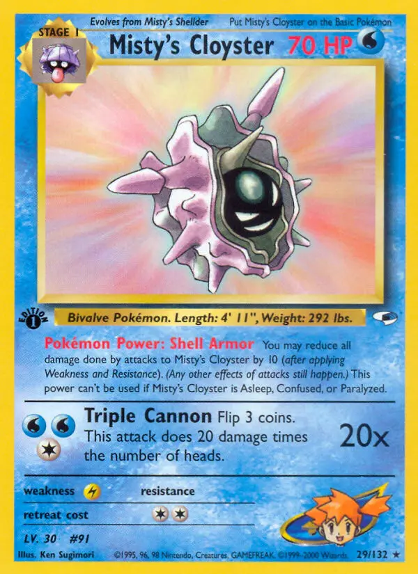 Card image of Misty's Cloyster