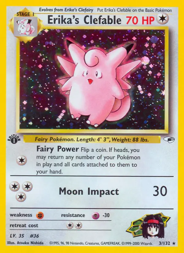 Card image of Erika's Clefable