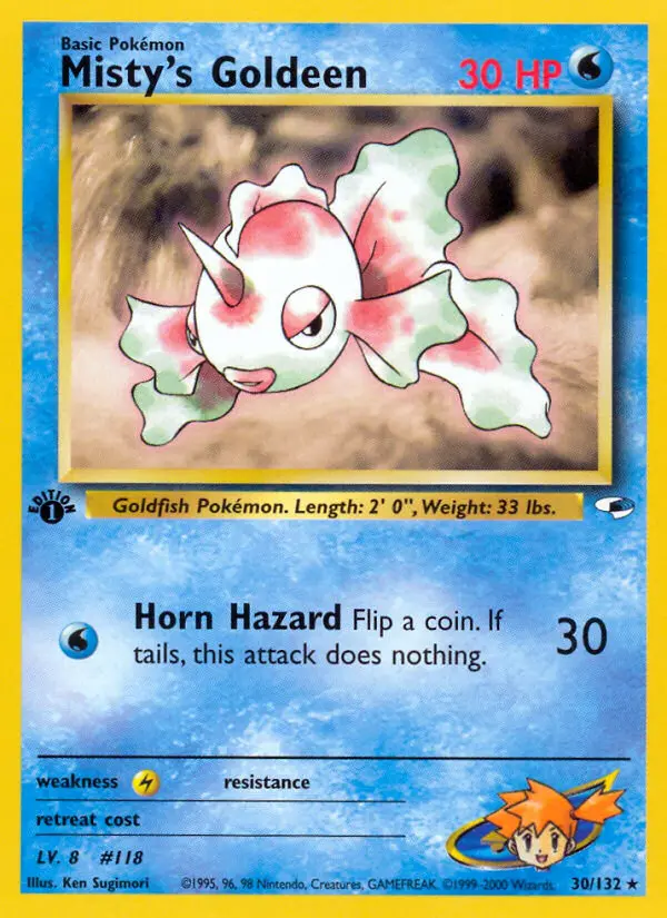 Card image of Misty's Goldeen