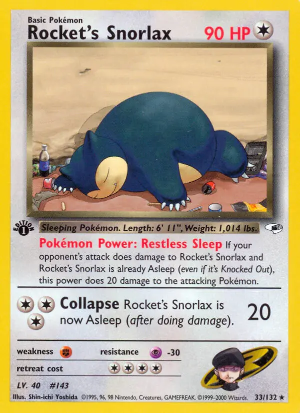 Card image of Rocket's Snorlax