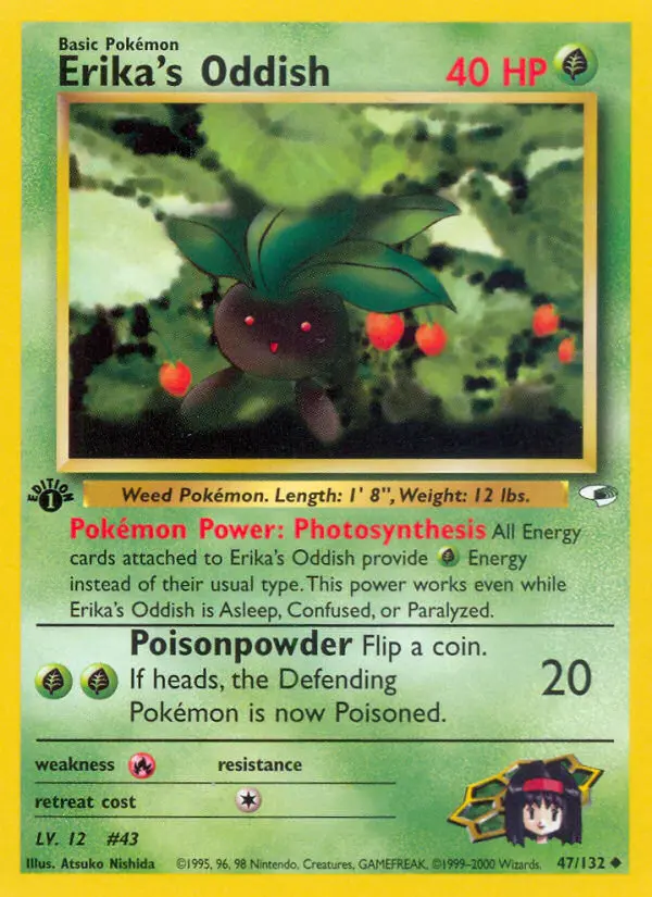 Card image of Erika's Oddish