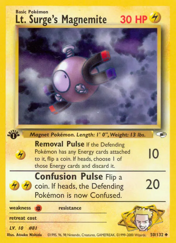 Card image of Lt. Surge's Magnemite
