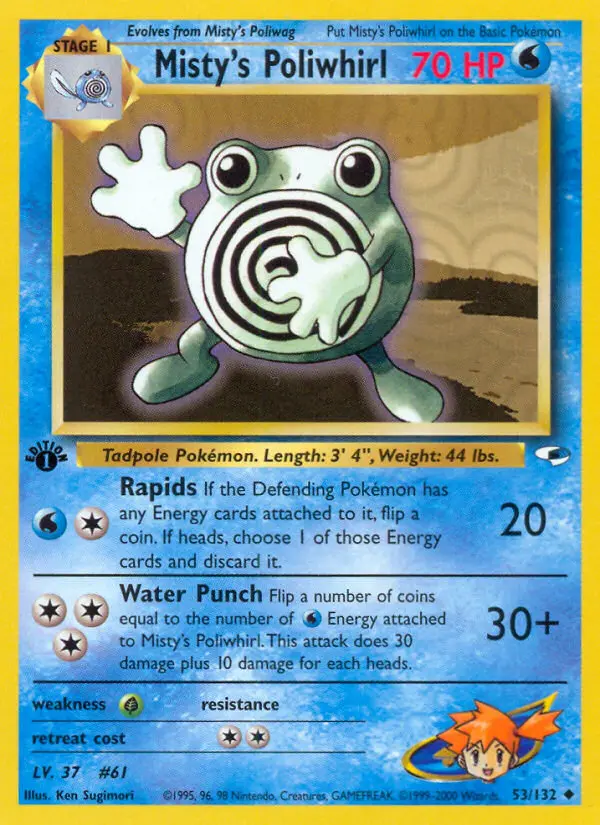 Card image of Misty's Poliwhirl