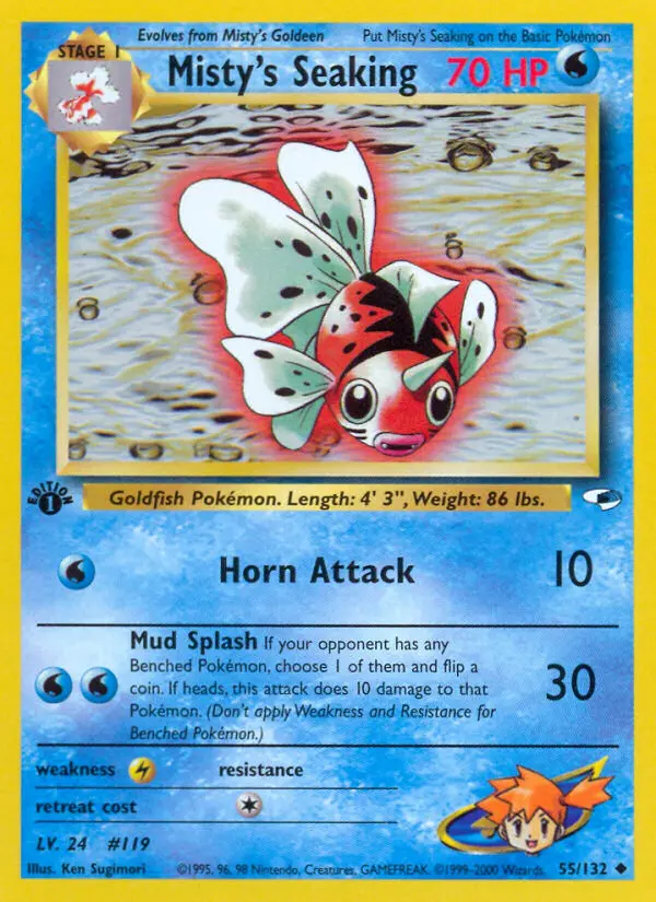 Card image of Misty's Seaking