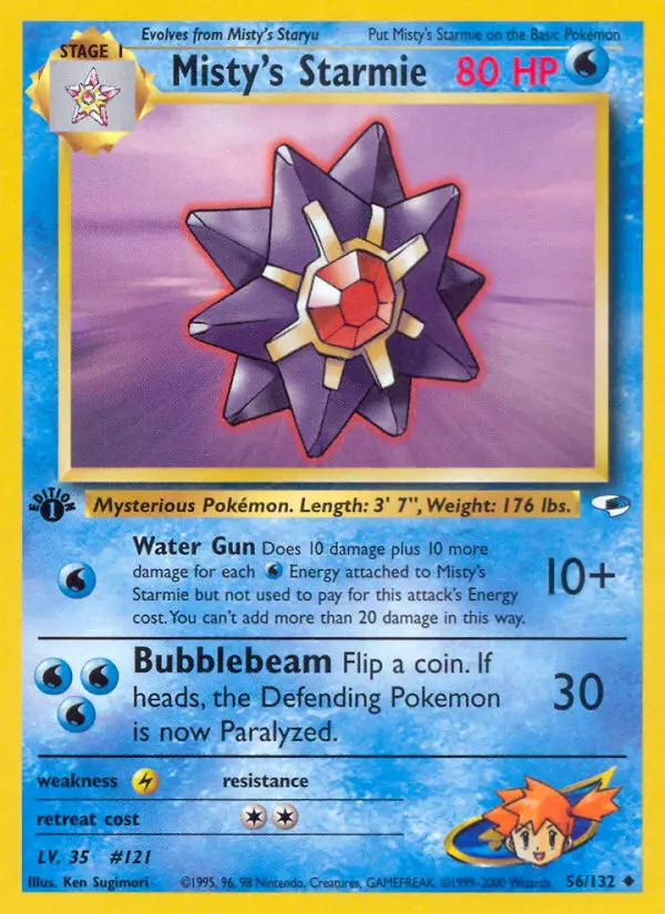 Card image of Misty's Starmie