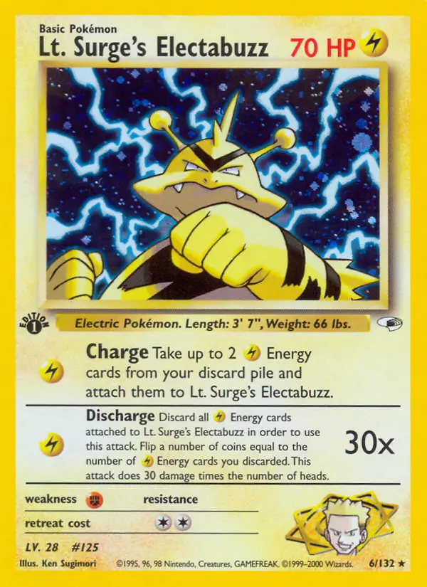 Card image of Lt. Surge's Electabuzz