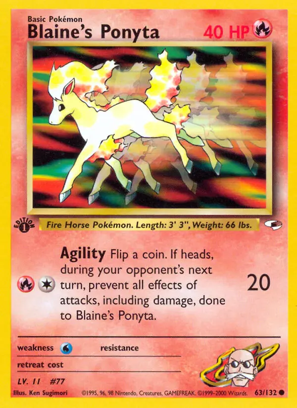 Card image of Blaine's Ponyta