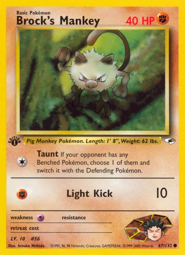 Card image of Brock's Mankey