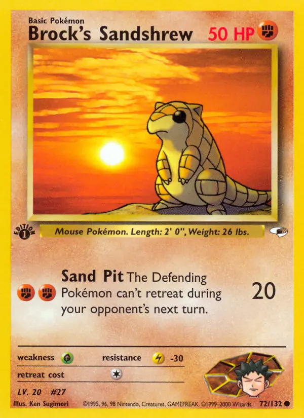 Card image of Brock's Sandshrew