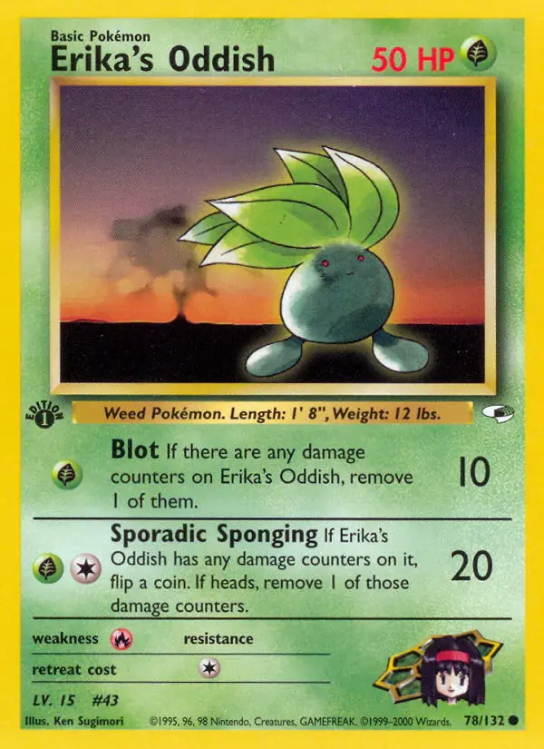 Card image of Erika's Oddish