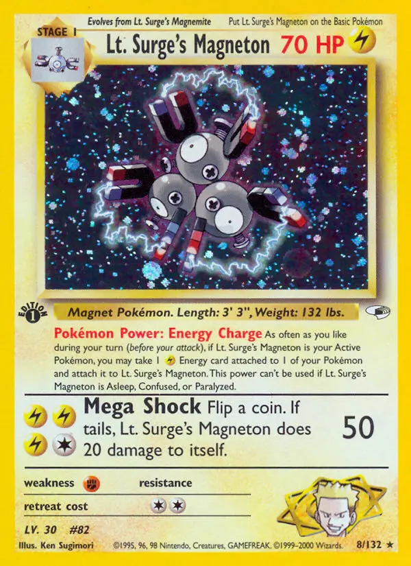 Card image of Lt. Surge's Magneton