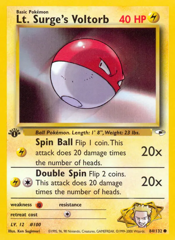 Card image of Lt. Surge's Voltorb