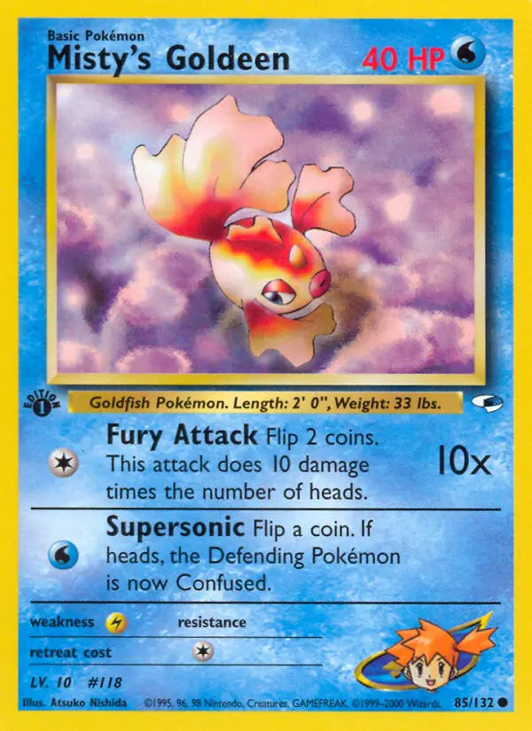 Card image of Misty's Goldeen