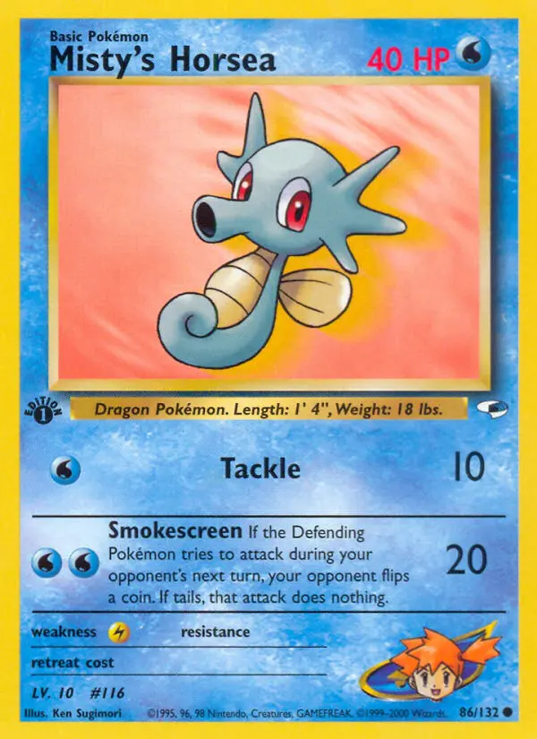 Card image of Misty's Horsea