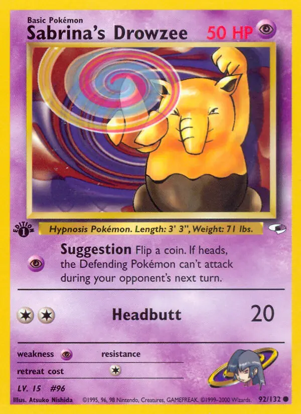 Card image of Sabrina's Drowzee