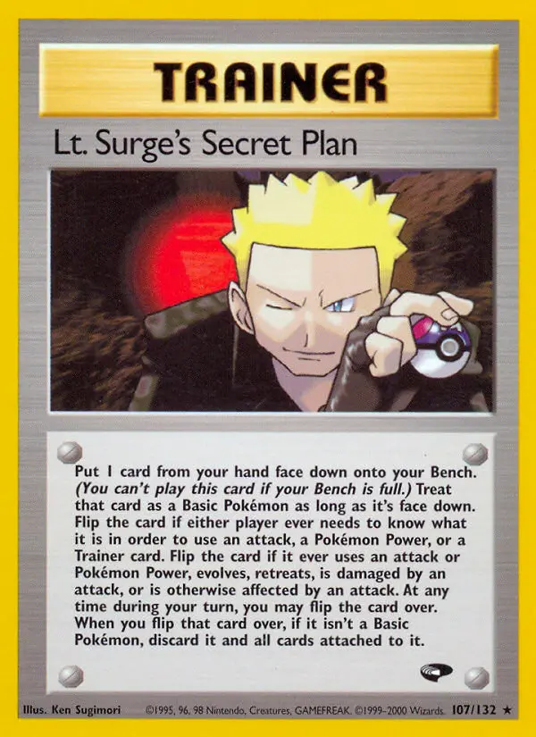 Card image of Lt. Surge's Secret Plan