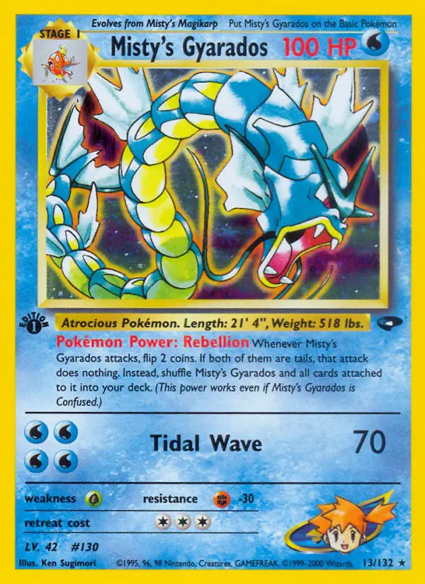 Card image of Misty's Gyarados