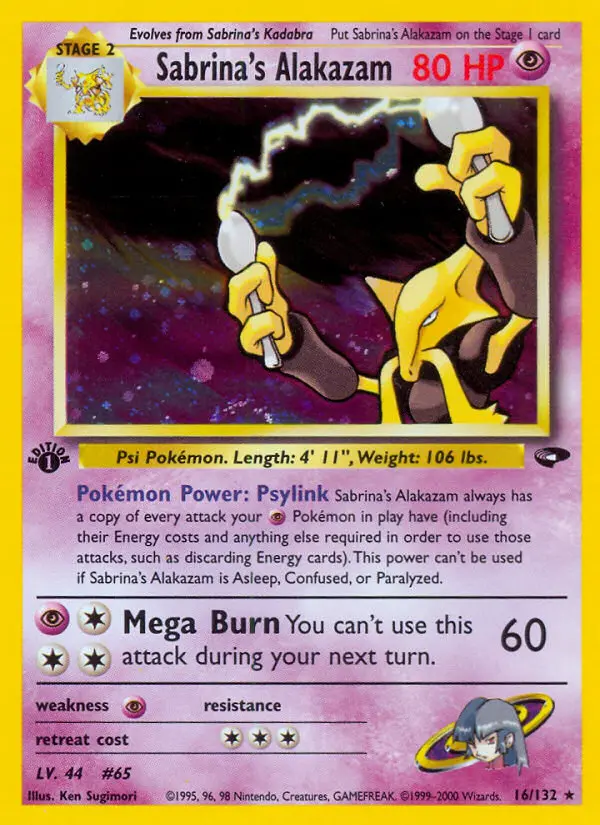 Card image of Sabrina's Alakazam