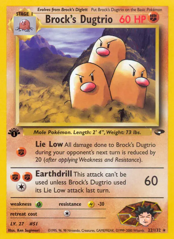 Card image of Brock's Dugtrio