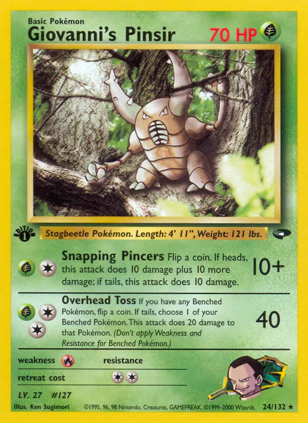 Card image of Giovanni's Pinsir