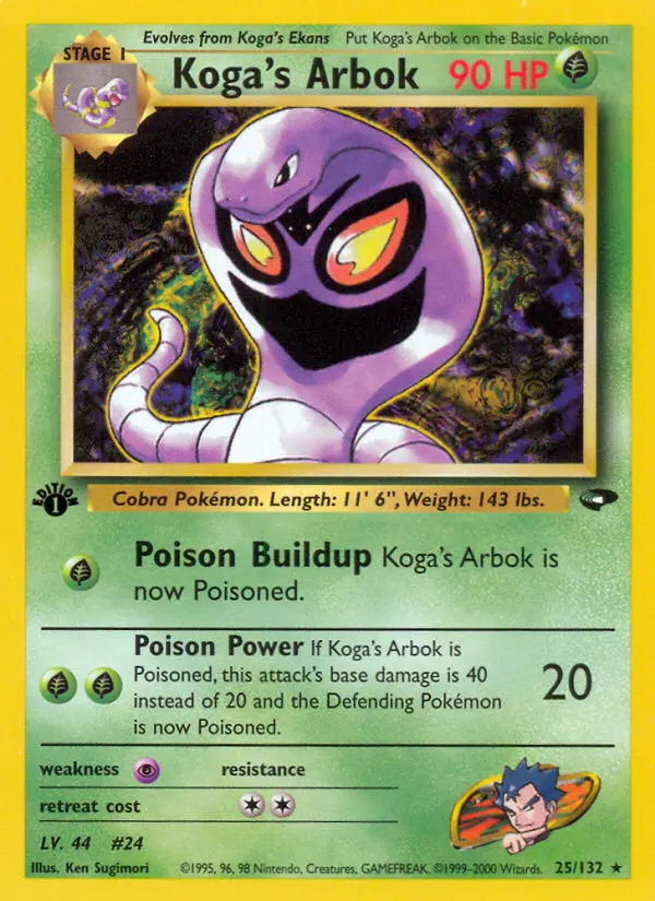 Card image of Koga's Arbok