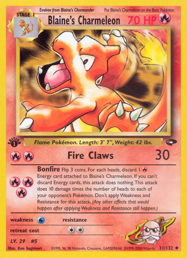 Card image of Blaine's Charmeleon