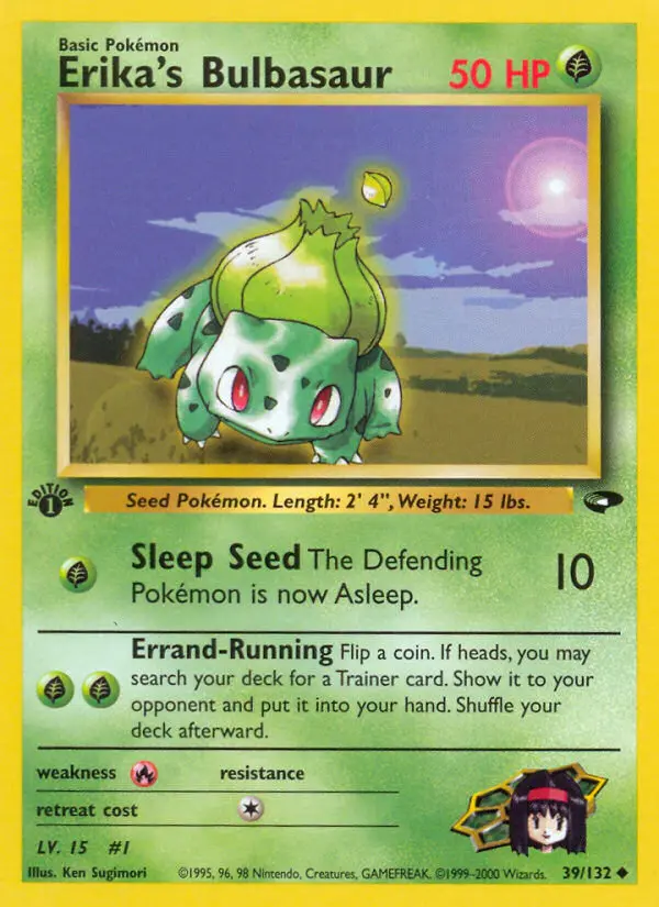 Card image of Erika's Bulbasaur