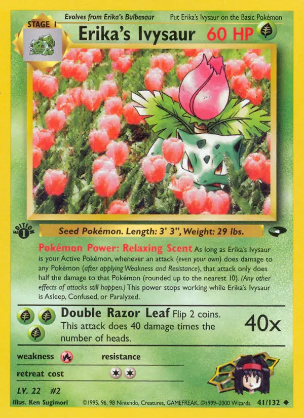 Card image of Erika's Ivysaur