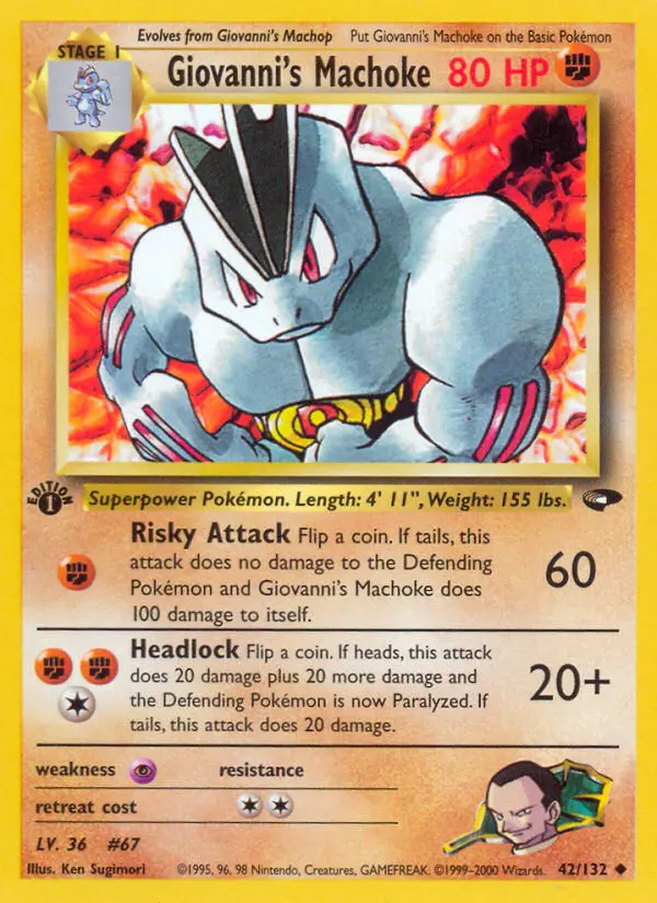 Card image of Giovanni's Machoke