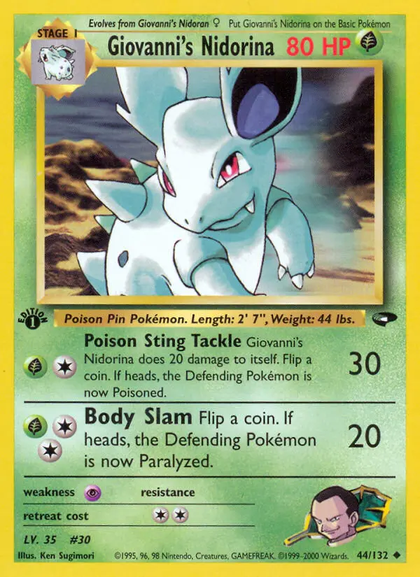 Card image of Giovanni's Nidorina