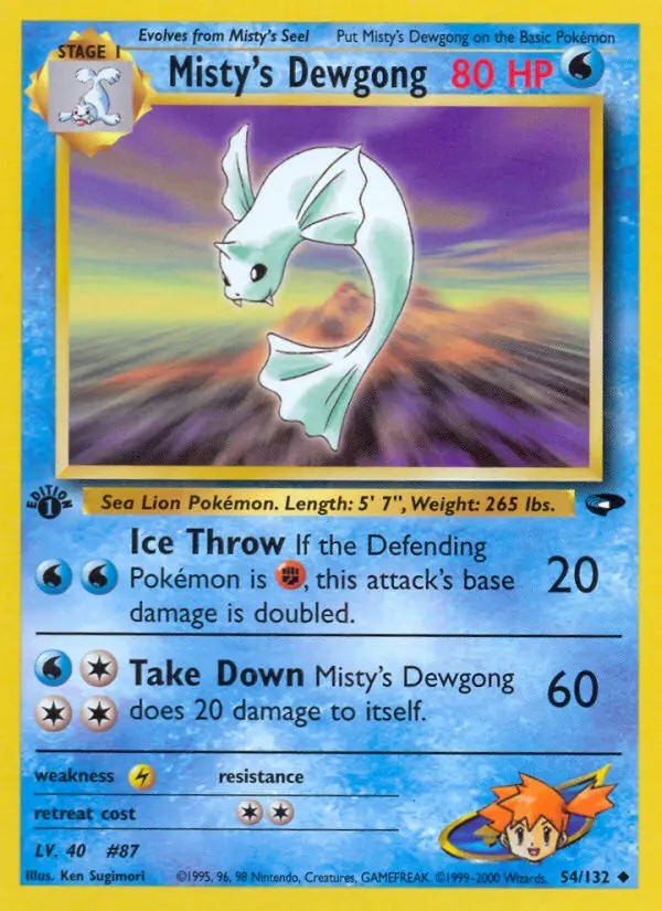 Card image of Misty's Dewgong