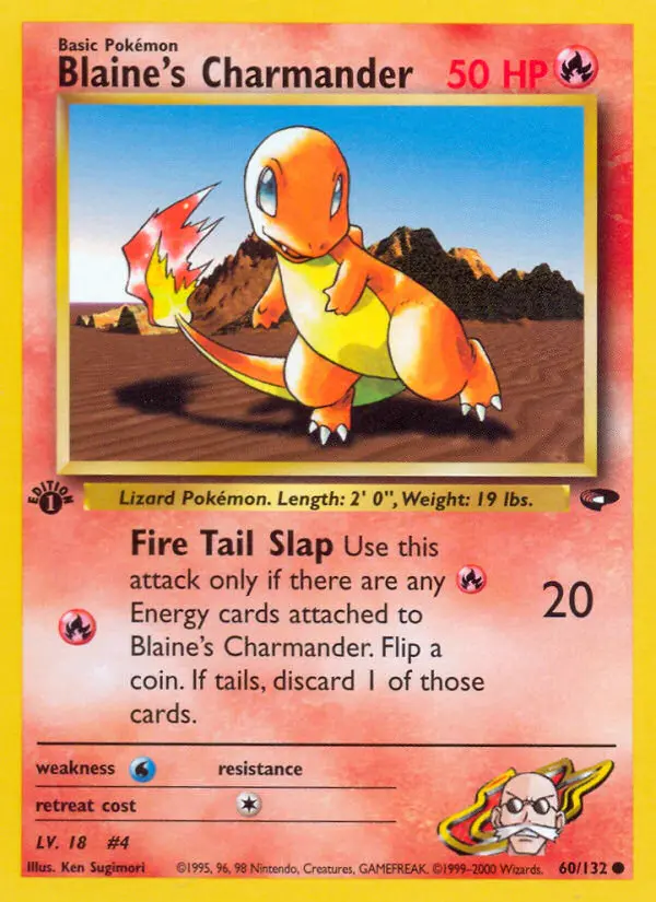 Card image of Blaine's Charmander