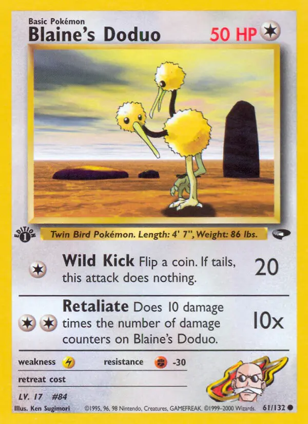 Card image of Blaine's Doduo