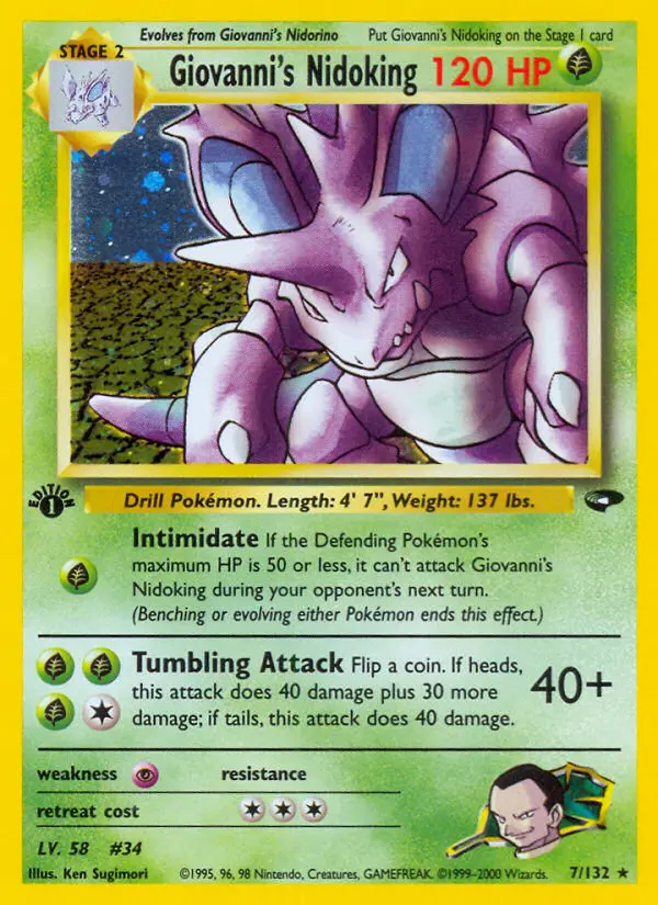Card image of Giovanni's Nidoking