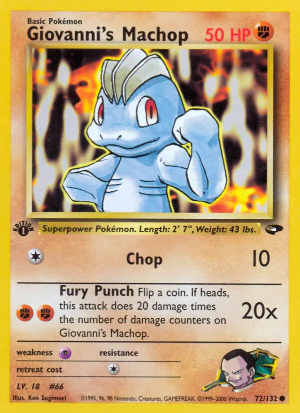 Card image of Giovanni's Machop