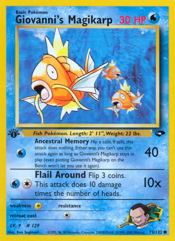 Card image of Giovanni's Magikarp