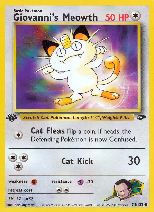 Card image of Giovanni's Meowth