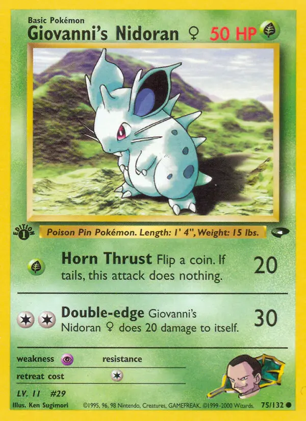 Card image of Giovanni's Nidoran♀