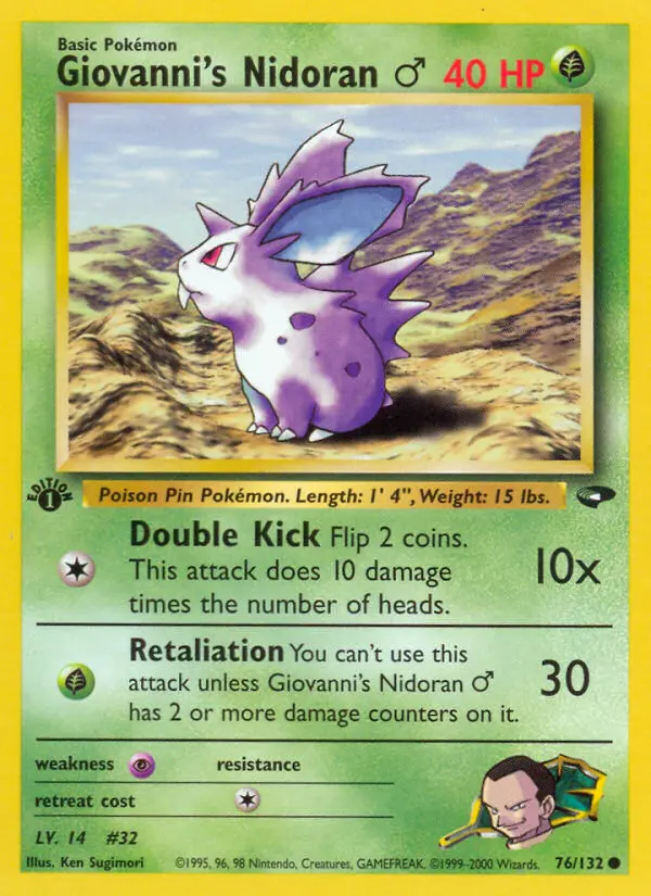 Card image of Giovanni's Nidoran♂