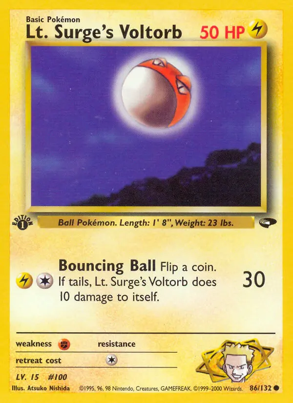 Card image of Lt. Surge's Voltorb