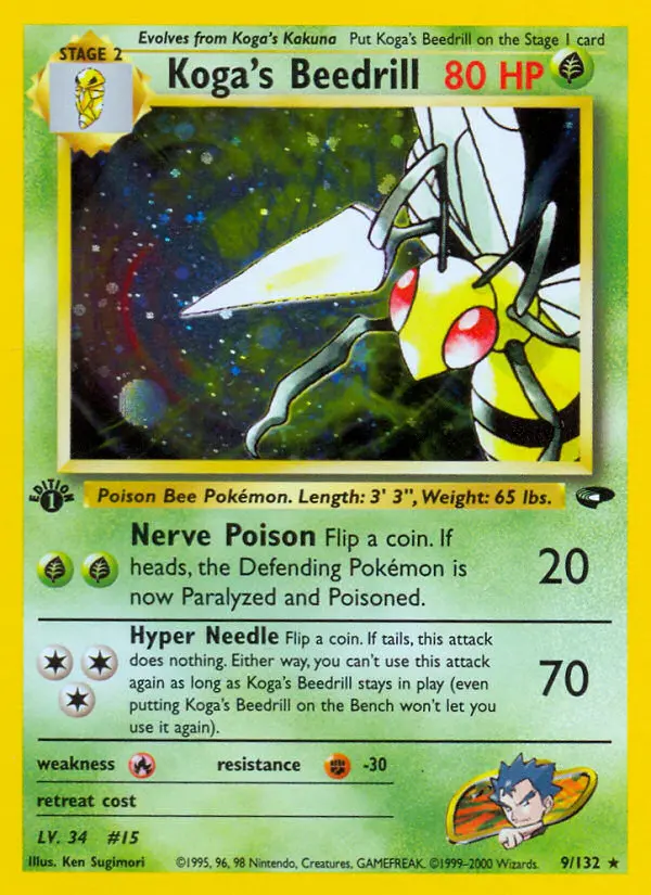 Card image of Koga's Beedrill