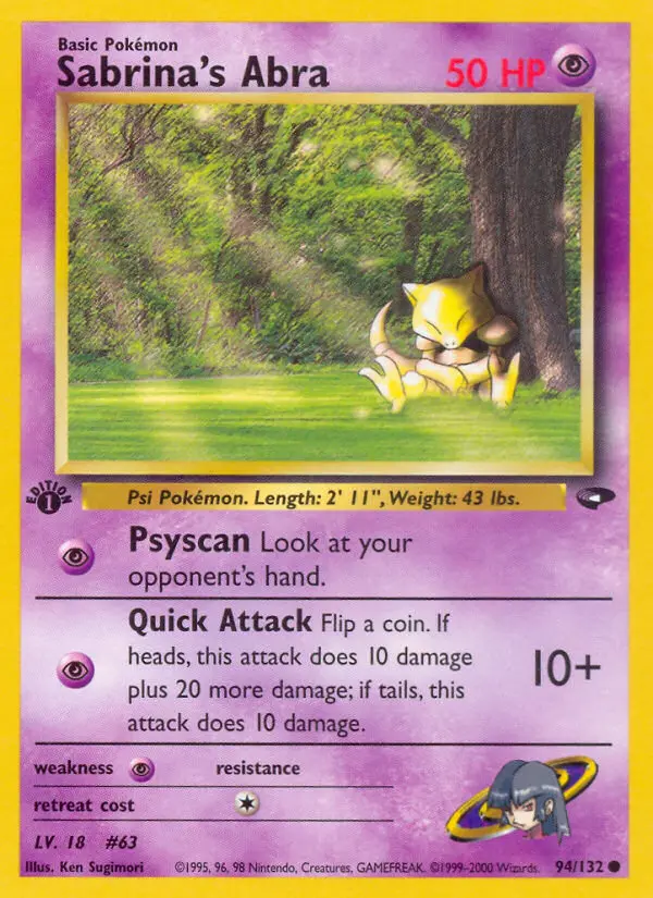 Card image of Sabrina's Abra