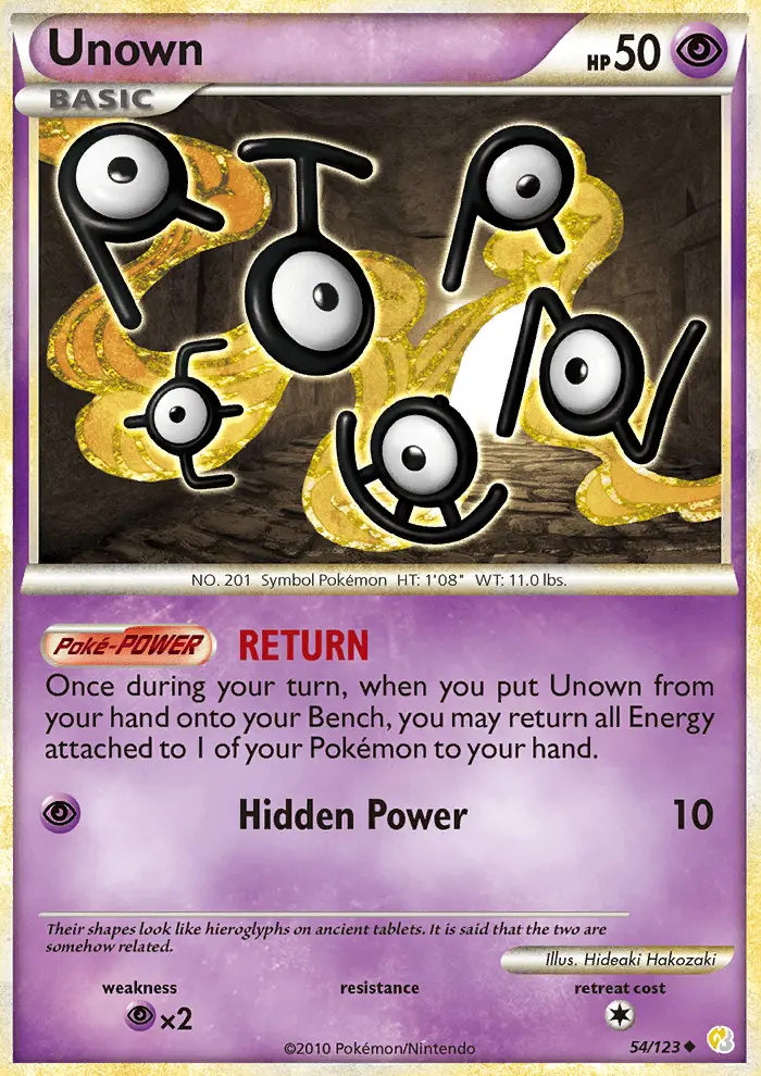Card image of Unown
