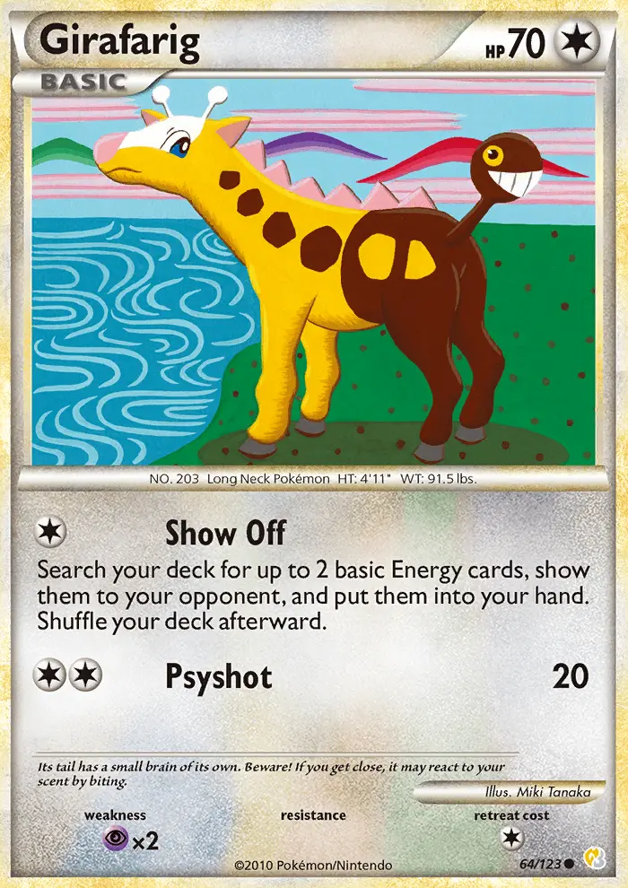 Card image of Girafarig