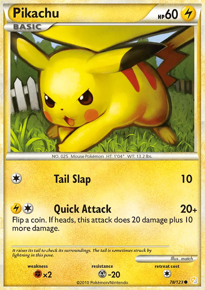 Card image of Pikachu