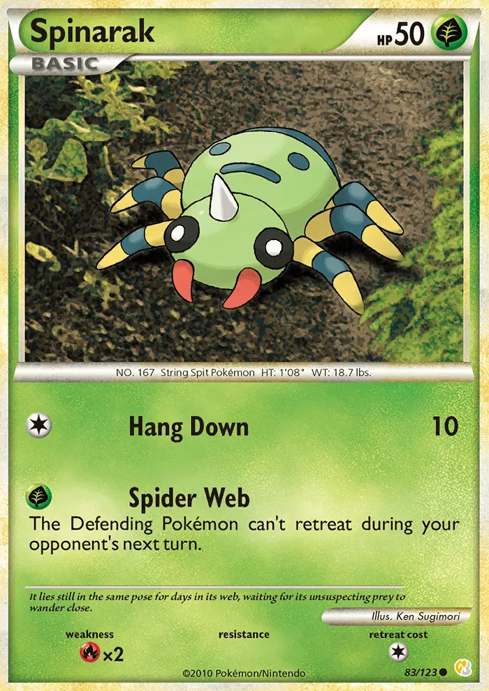 Card image of Spinarak