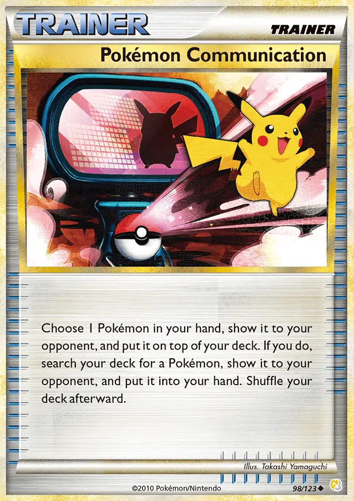 Card image of Pokémon Communication